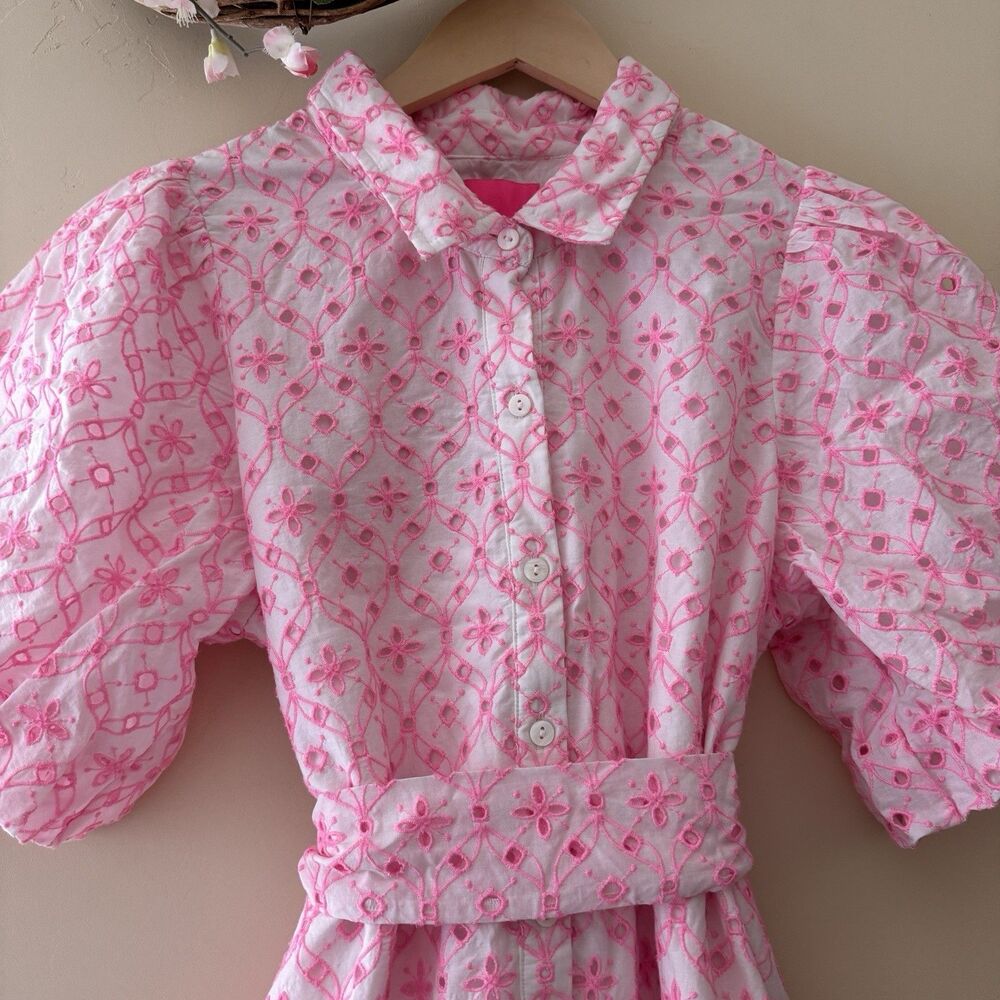 Lilly Pulitzer Pink & White Midi Dress Trio (Pink) - Picture 5 of 16